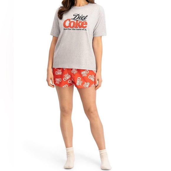 Coca-Cola 2-Piece Shirt and Boxer Pajama Set - Picture 1 of 6